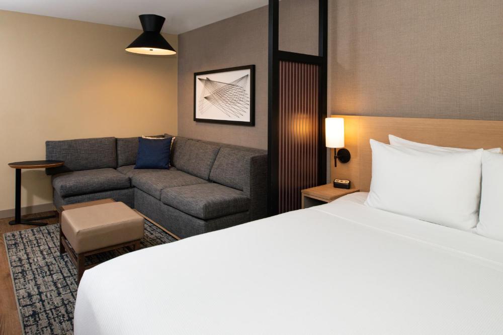 Specialty King Room with Sofa Bed interior