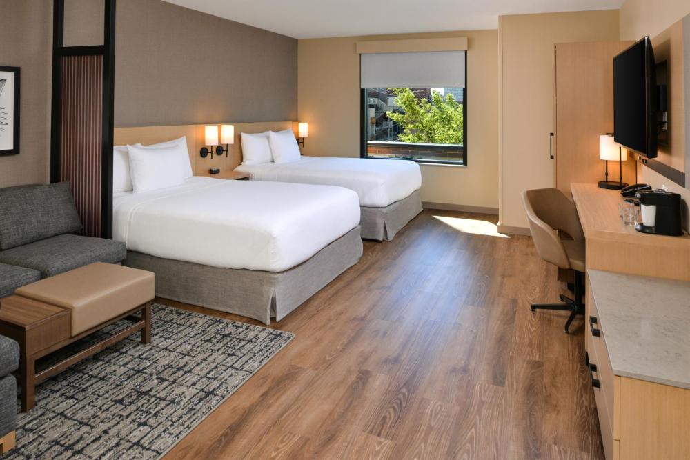 Queen Room with Two Queen Beds and Roll-In Shower - Disability Access interior